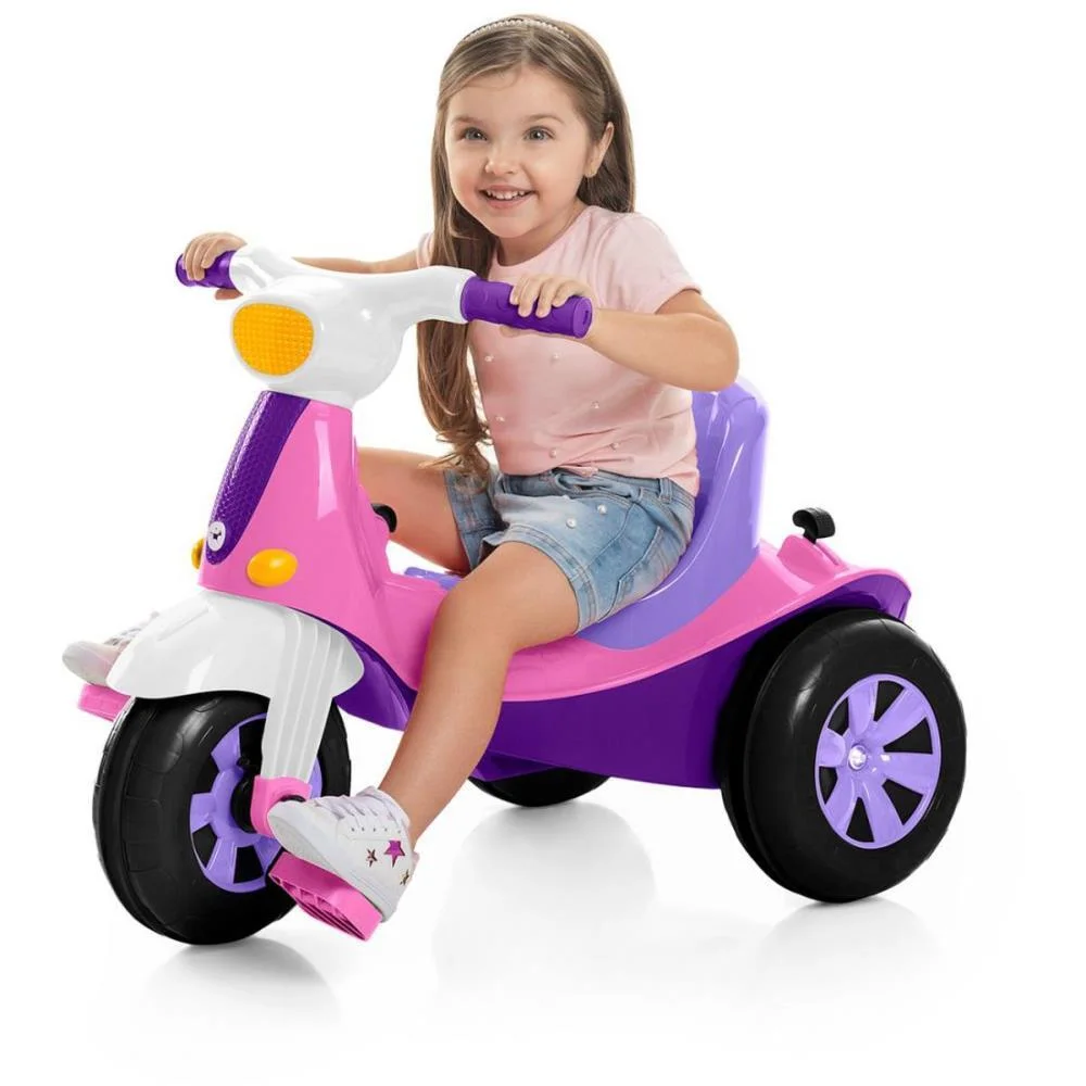 VEICULO ELETRICO VELOTRI ROSA 25KG CALESITA (UNIDADE)