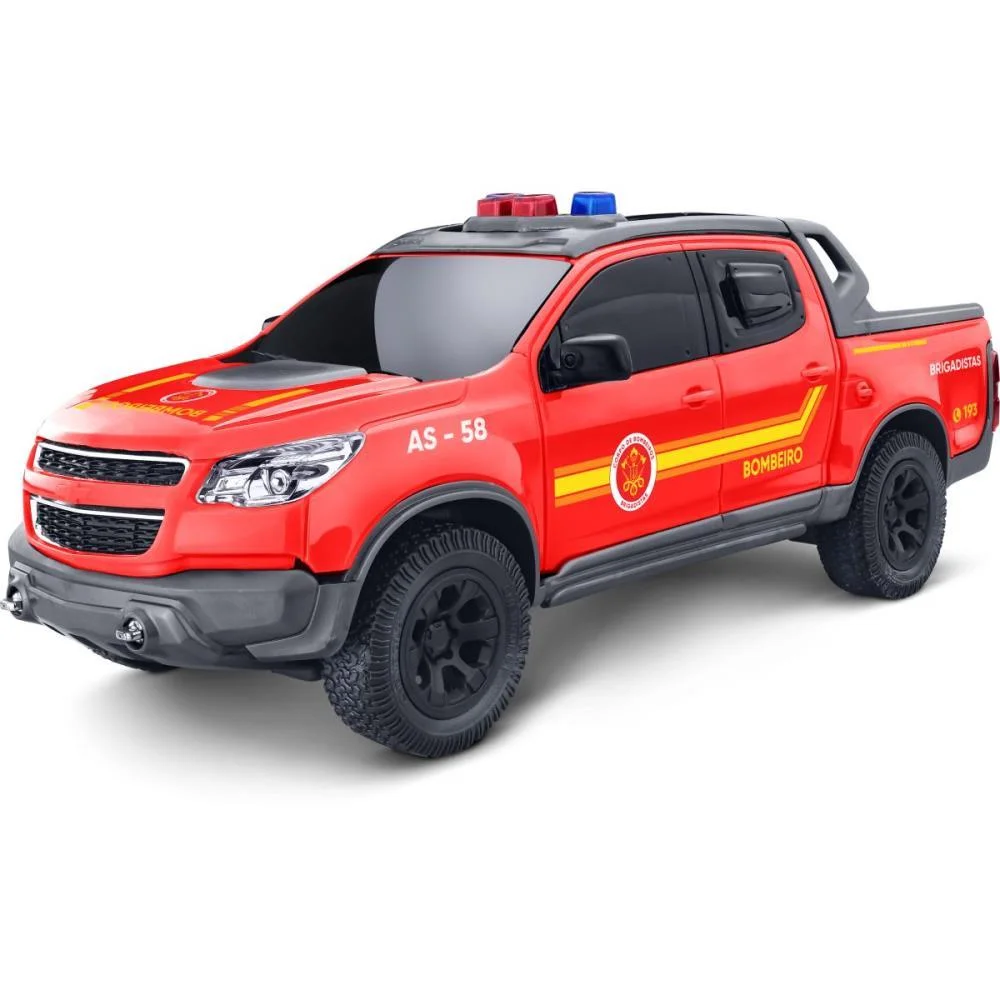 Carrinho Pick Up S-10 Bombeiro Roma (Unidade)