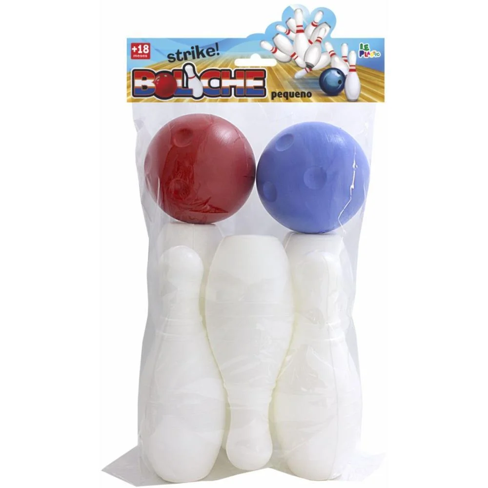 BOLICHE BOLICHINHO 16CM 8PCS LEPLASTIC (UNIDADE)