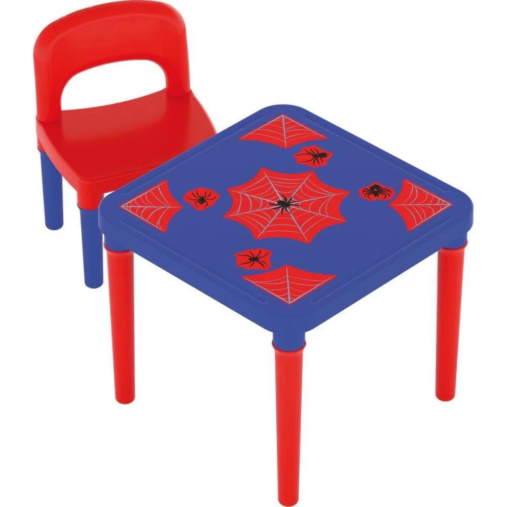 Mesinha/Cadeira Aranha Mesa+Cadeira C/Adesivos Ggb Plast (Unidade)