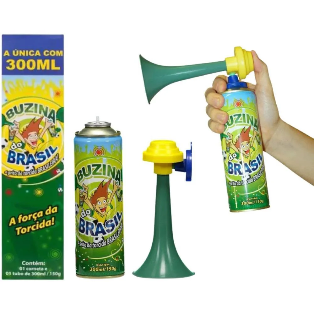 Copa Do Mundo Buzina Brasil 300Ml Senhor Preco (Unidade)