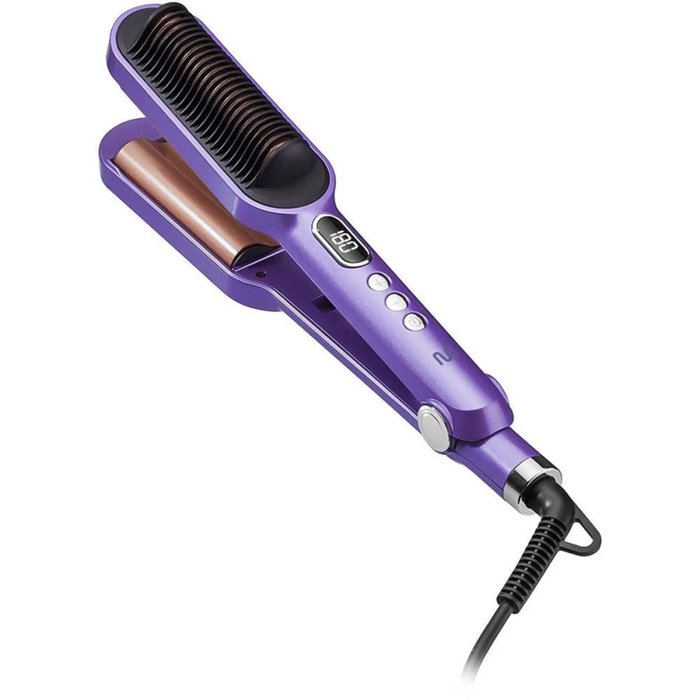 Escova De Cabelo Alisadora 2 Em 1 Liso E Ondas Bivolt 75W Multi (Unidade)