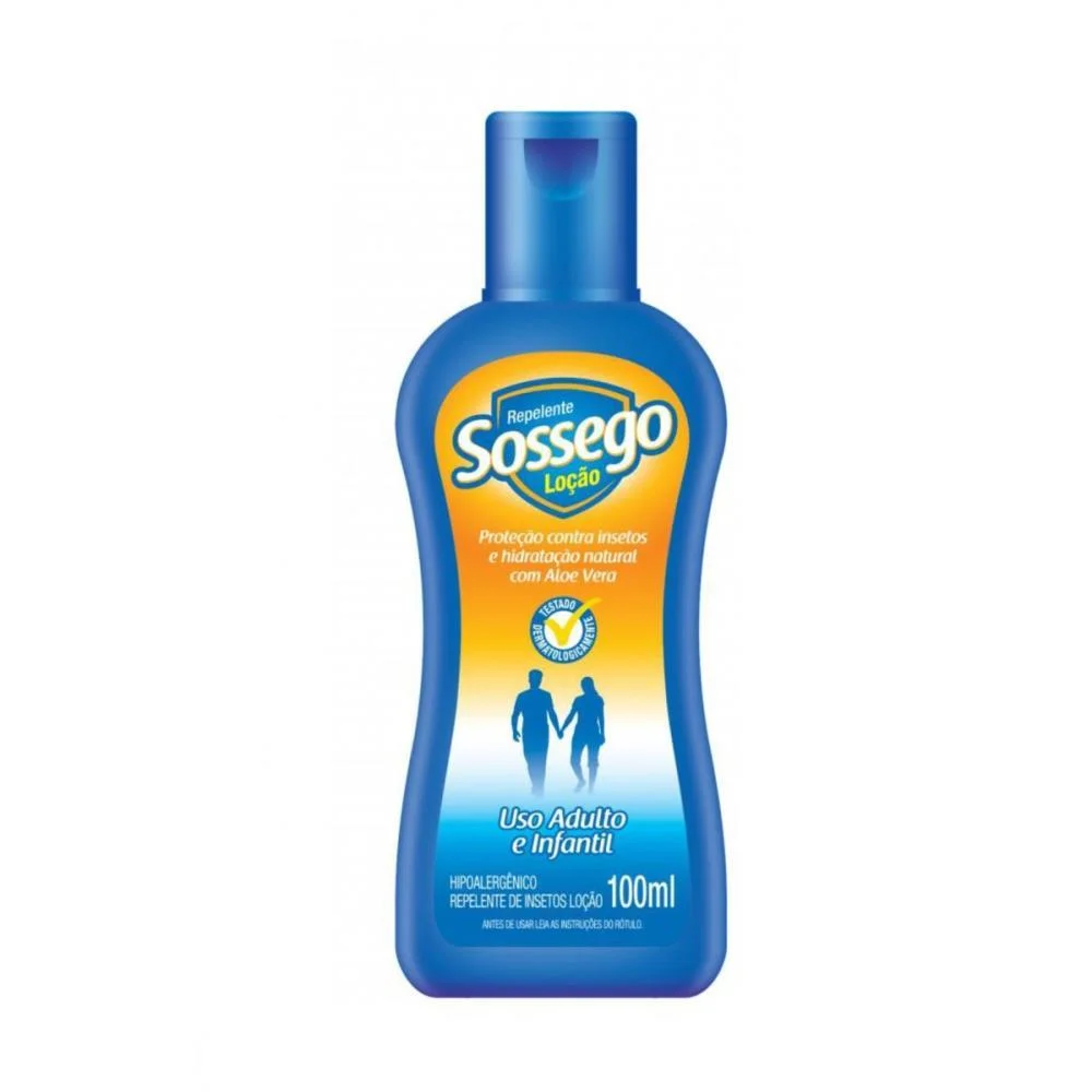REPELENTE DE INSETOS SOSSEGO 100ML CREME NOBEL DO BRASIL (UNIDADE)