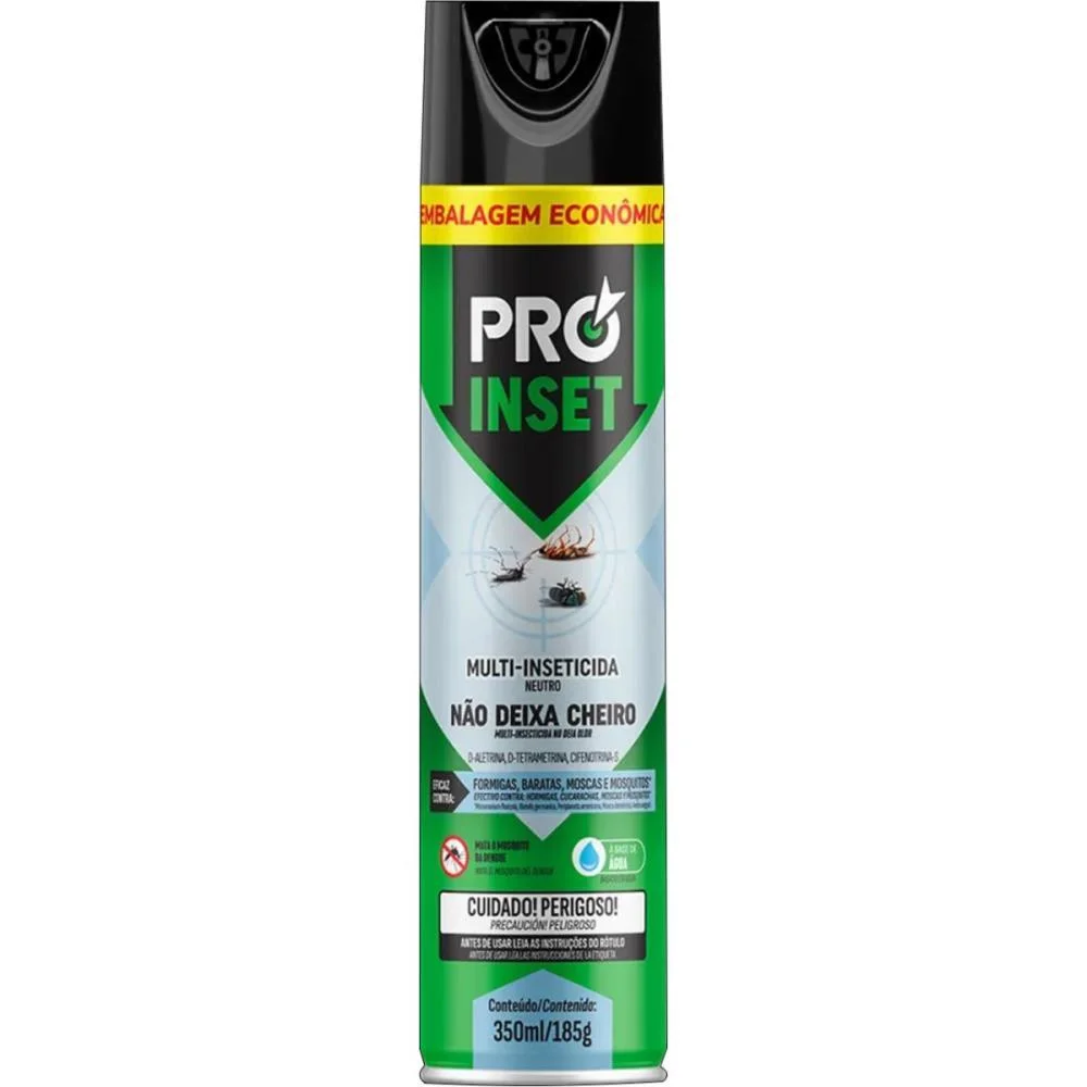 Repelente De Insetos Proinset Inseticida 350Ml S/Ch Baston (Unidade)