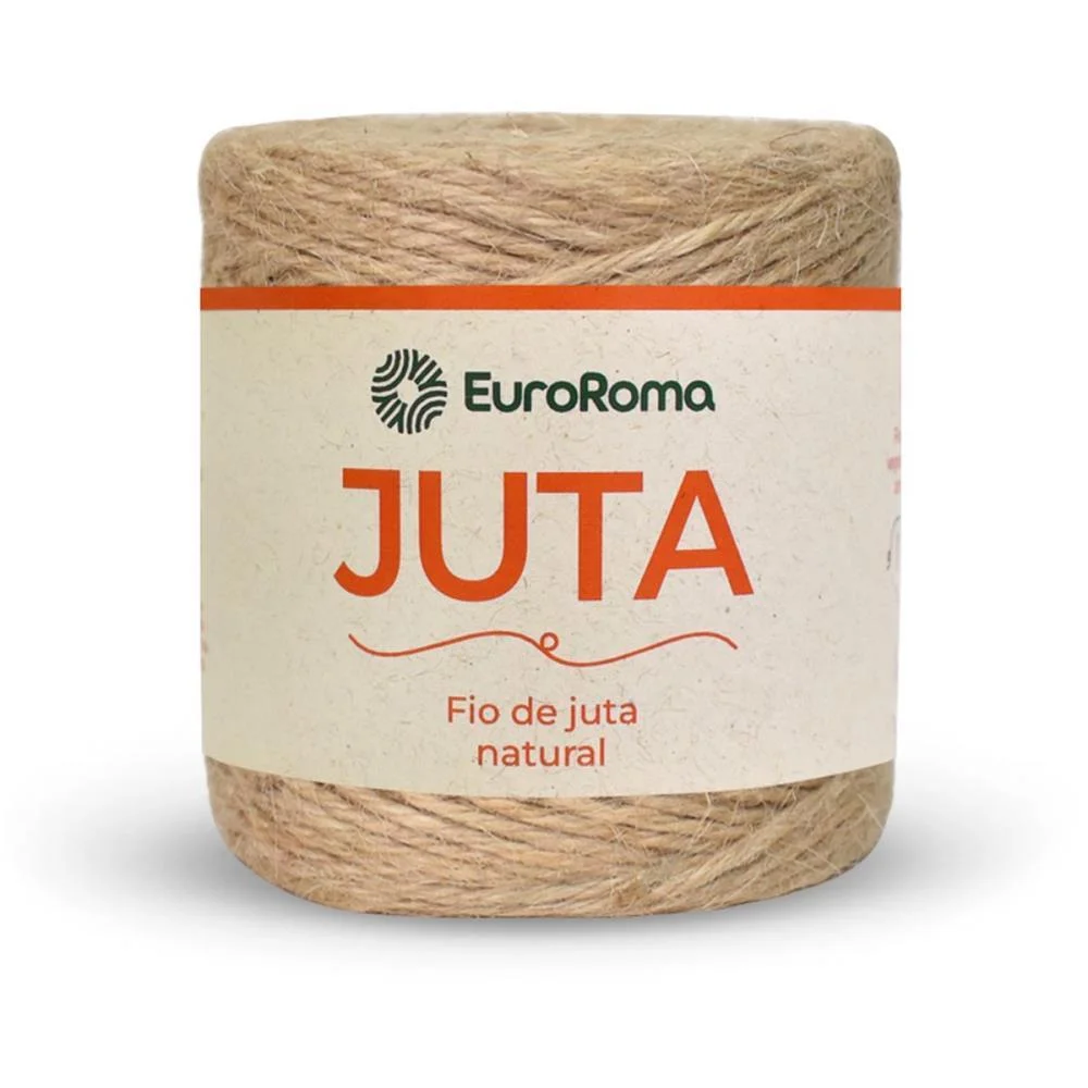 Fio De Juta Natural 10/4 125M Euroroma (Unidade)