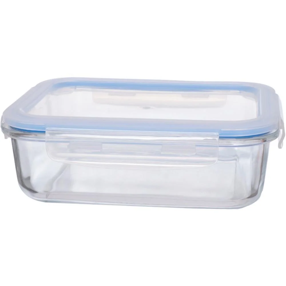 POTE DE VIDRO HERMETICO RETANGULAR 1,05L WESTERN (UNIDADE)