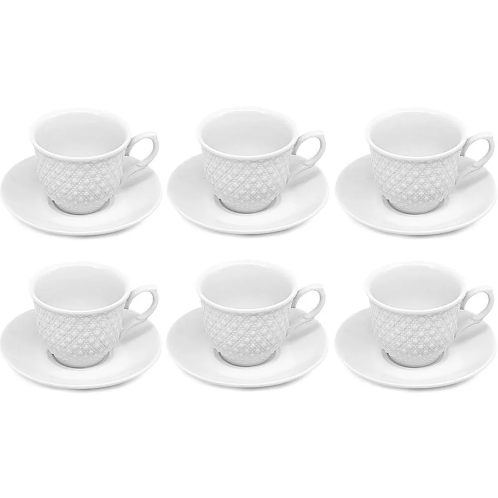 Xicara Cafe Porcelana Wembley 12Pcs Western (Jogo)