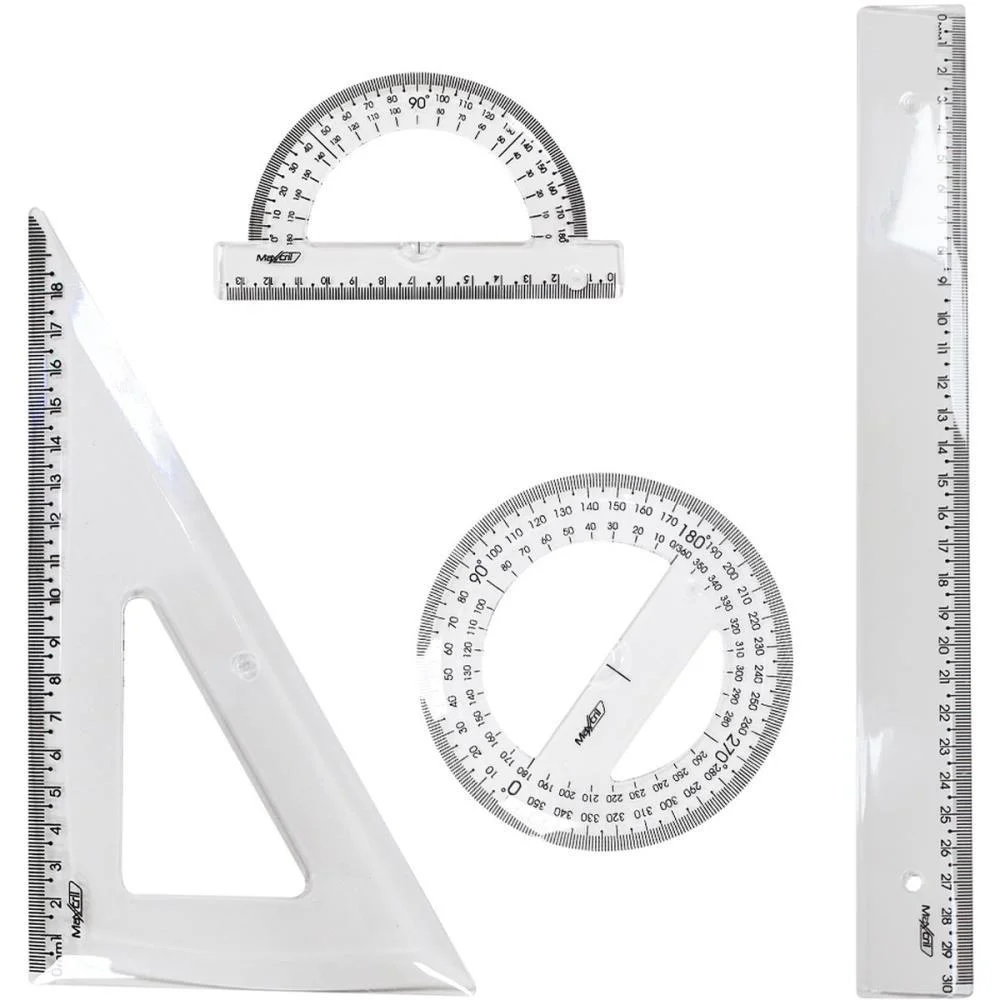 Conjunto Para Desenho New Line Cristal 2 Grau Maxcril (Blister)