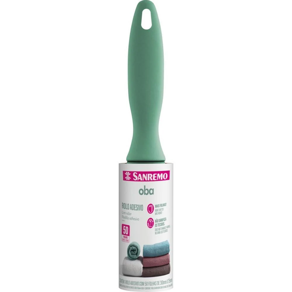 Produto Para Roupa Rolo Adesivo P/ Pelos 50Fls Sanremo (Unidade)