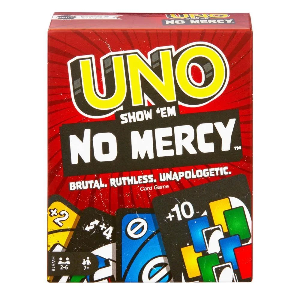 Jogo De Cartas Uno No Mercy Mattel (Unidade)