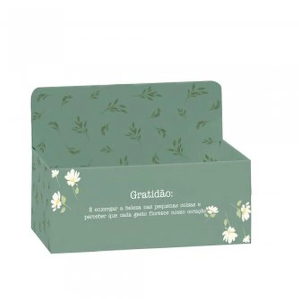 Cachepot Paper Decorado Daisy Retangular 24X15X10Cm Xingo Embalagens (Pct.c/05)