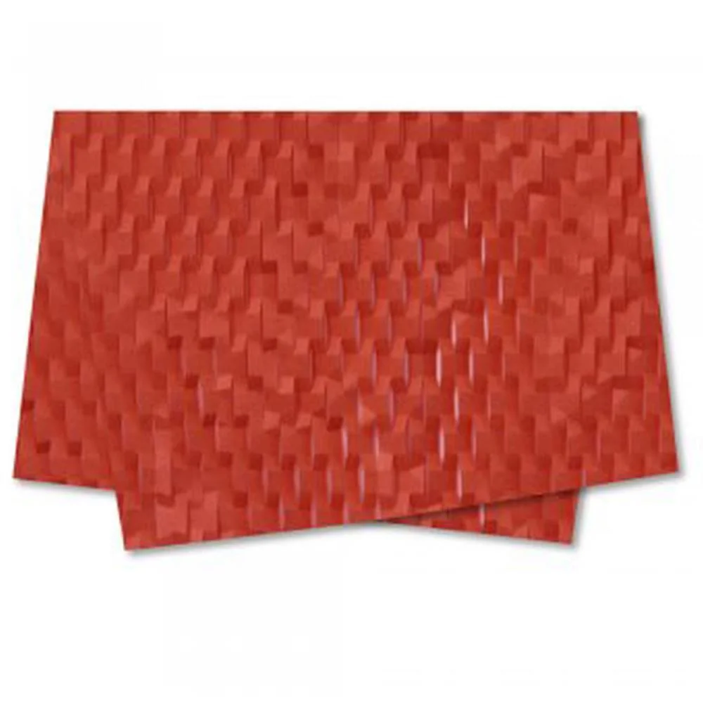 Papel Colmeia 50X50Cm Vermelho Xingo Embalagens (Pct.c/05)