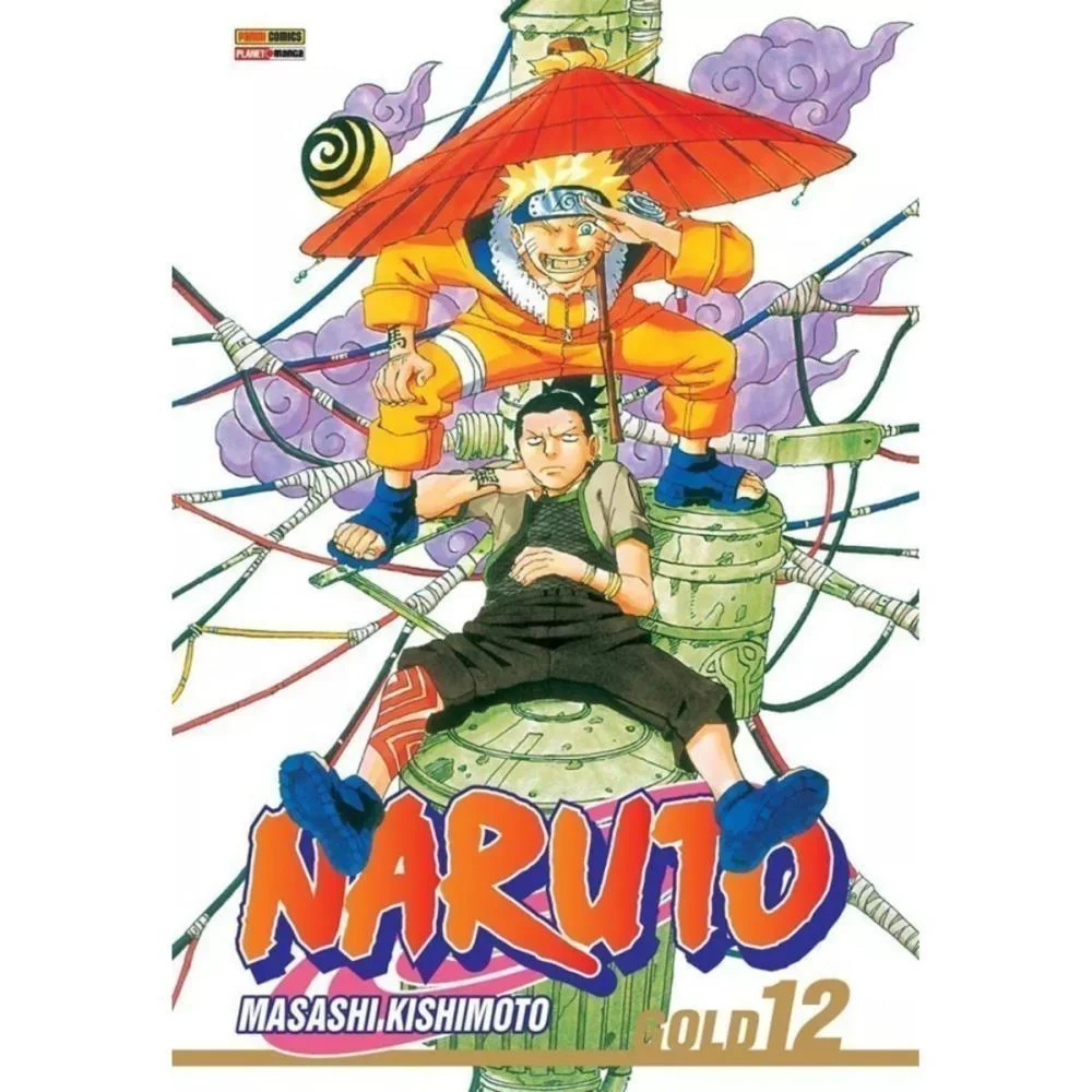 Livro Manga Naruto Gold Edition N.12 Panini (Unidade)