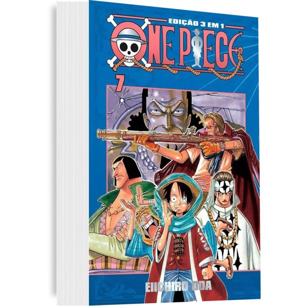 Livro Manga One Piece 3 X 1 N.07 Panini (Unidade)