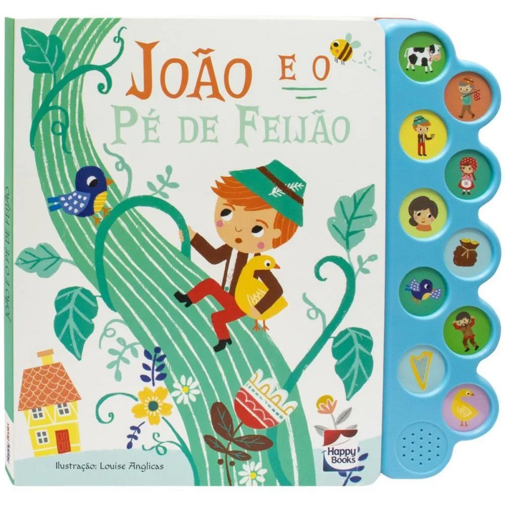 Livro Sonoro Joao E O Pe Feijao 28X27 10P Todolivro (Unidade)