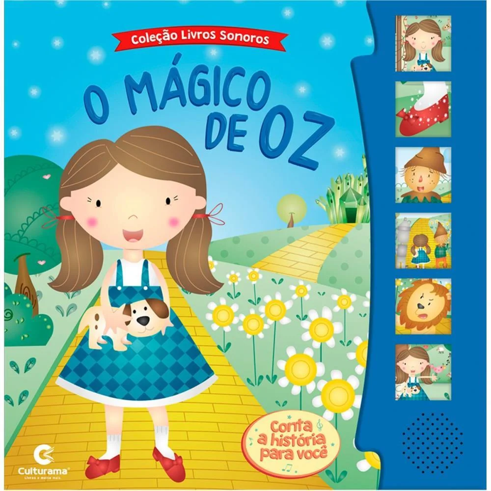 LIVRO SONORO O MAGICO DE OZ CULTURAMA (UNIDADE)