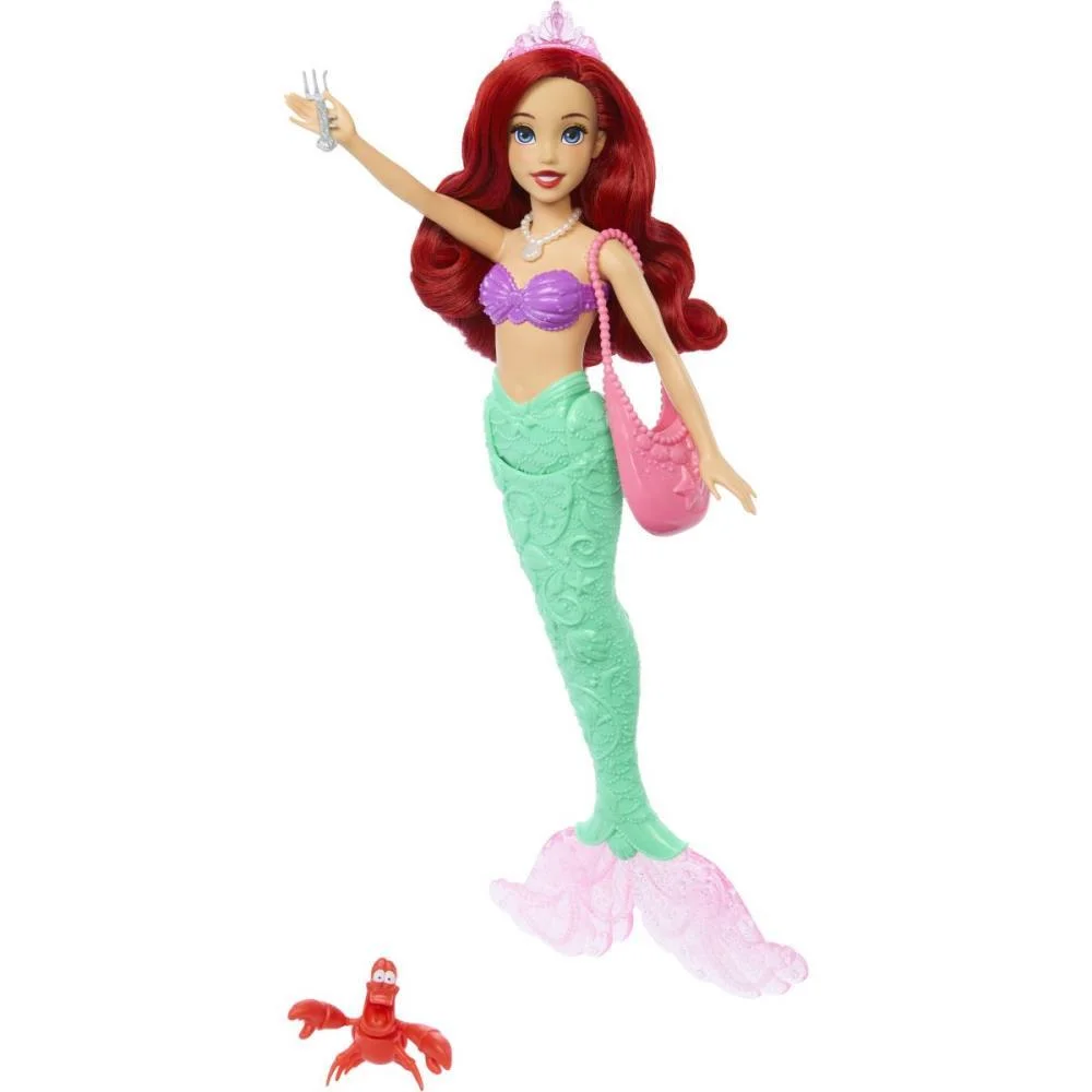 BONECA DISNEY PRINCESA ARIEL C/ACESSORIOS MATTEL (UNIDADE)