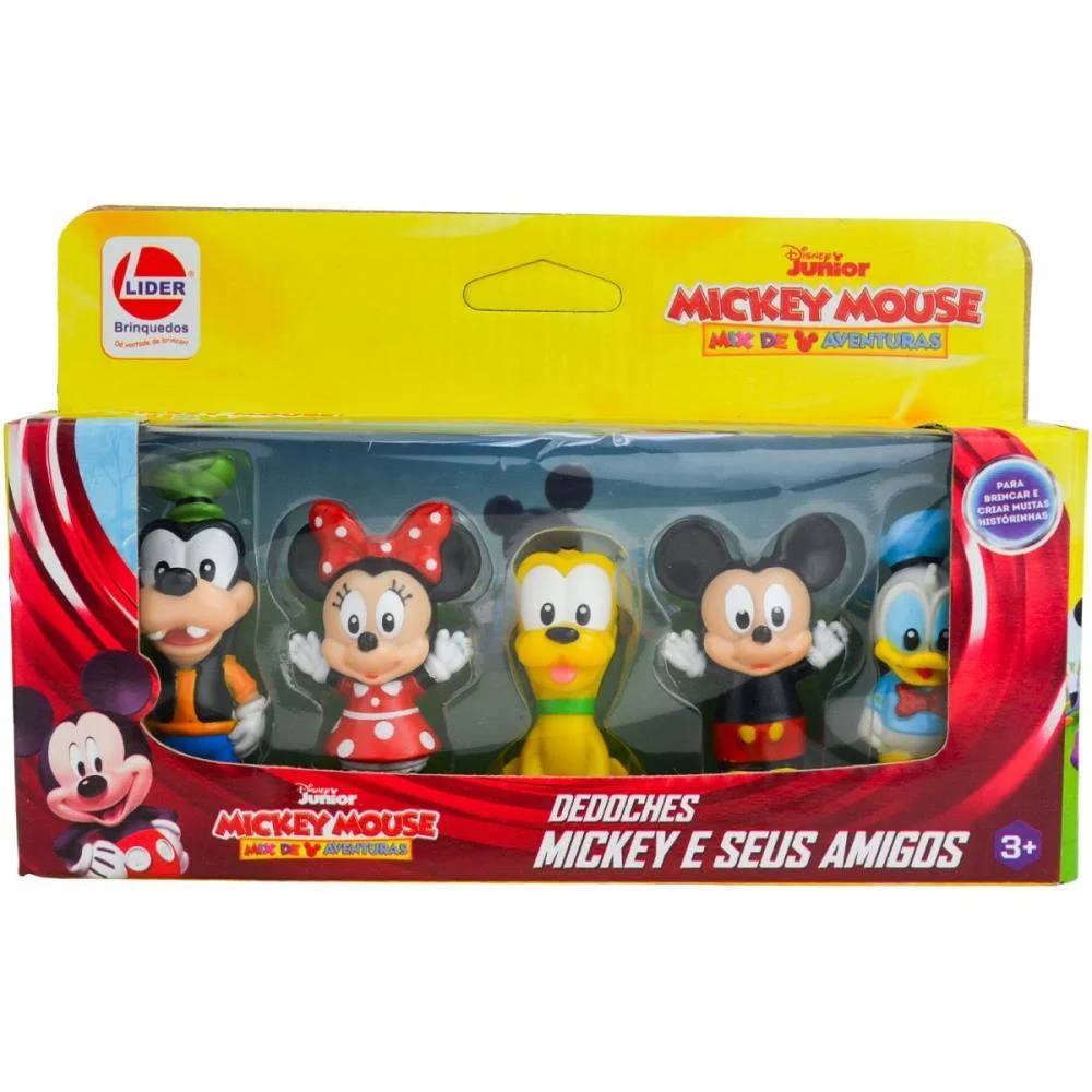 FANTOCHE MICKEY E TURMA DEDOCHES LIDER (UNIDADE)
