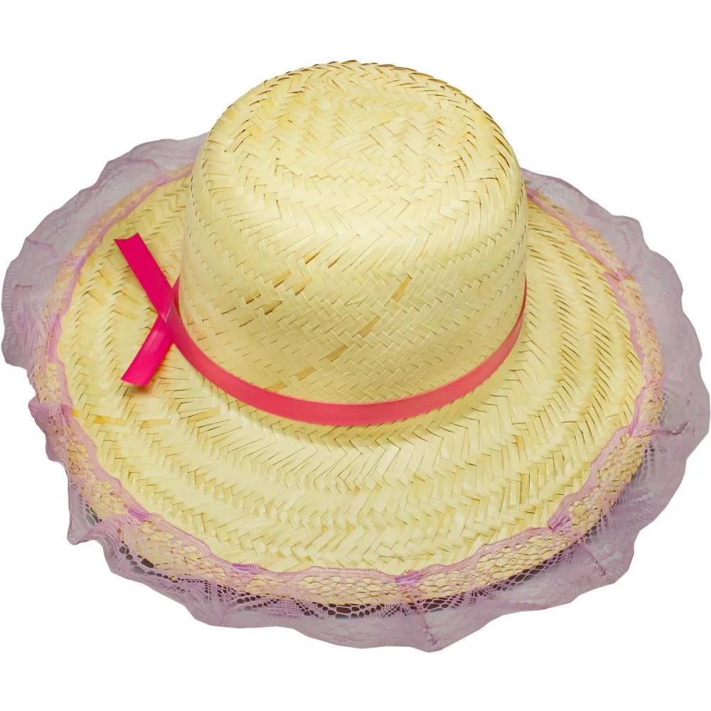 Chapeu Junino Sobral C/Renda Infantil Klf Festas (Pct.c/06)