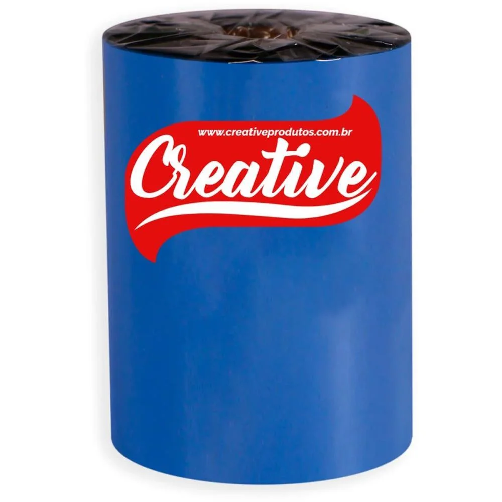 RIBBON 110MMX450M. CERA PRETO CREATIVE (UNIDADE)