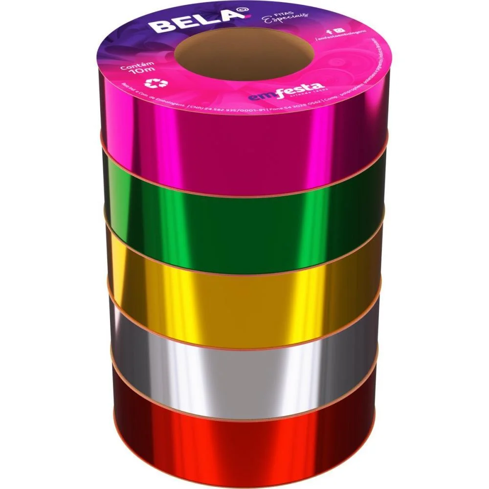 Fita Metalizada 30Mmx10M Sortida Emfesta (Pct.c/05)