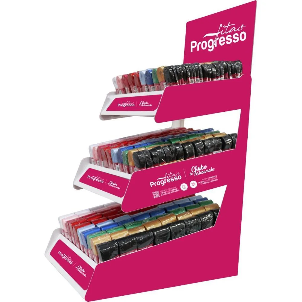 Display Expositor Completo Kit C/ 410 Unidades Fitas Progresso (Kit)