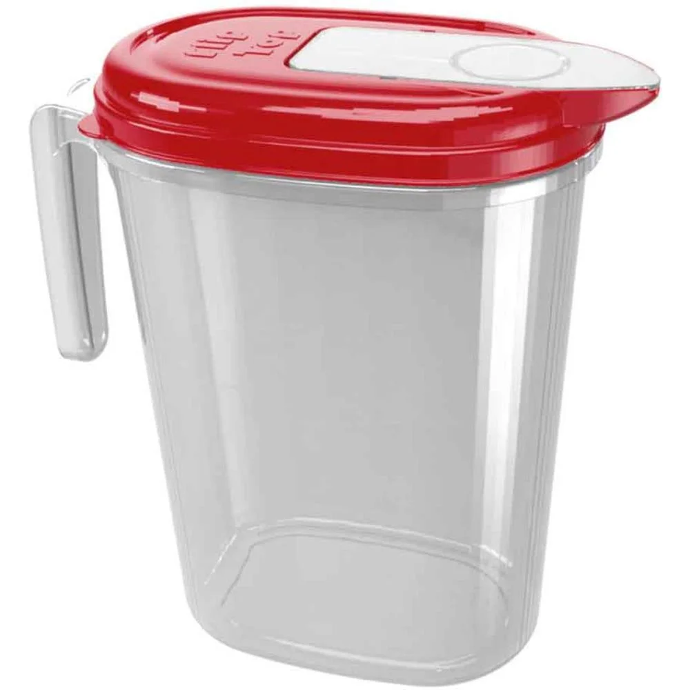 Jarra Plastica 2L. C/Tampa Vermelha Nitron (Unidade)