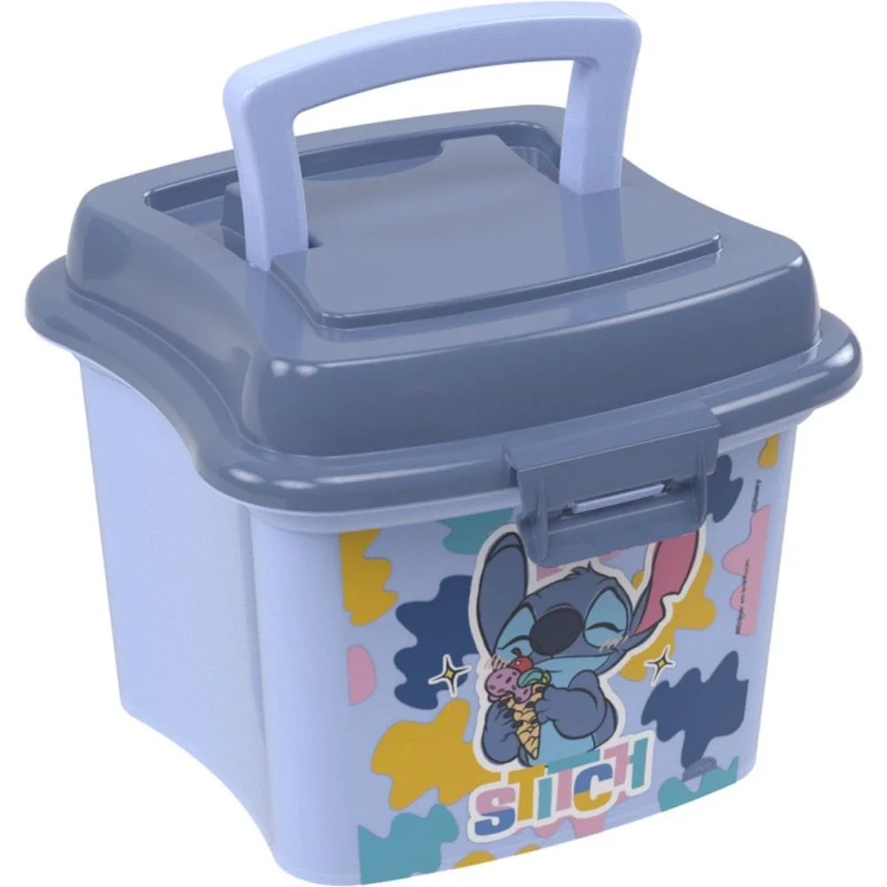Organizador Stitch Mini Box 1L Plasutil (Unidade)