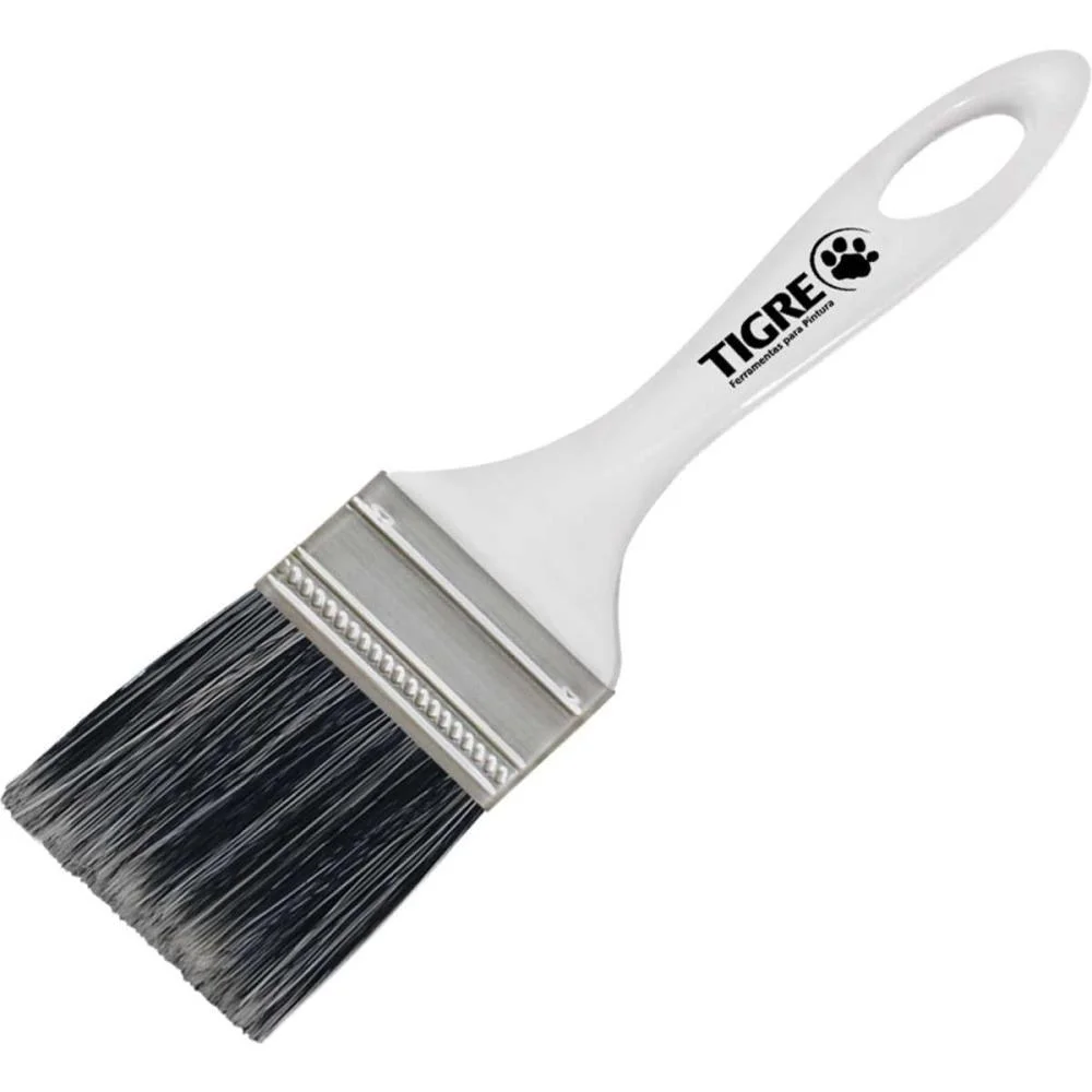Trincha De Pintura 713 Simples 1 Pol.multiuso Pinceis Tigre (Cx.c/12)