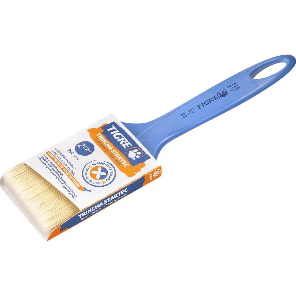 Trincha De Pintura 915 Media Sint. Mult.2 1/2Po Pinceis Tigre (Cx.c/12)