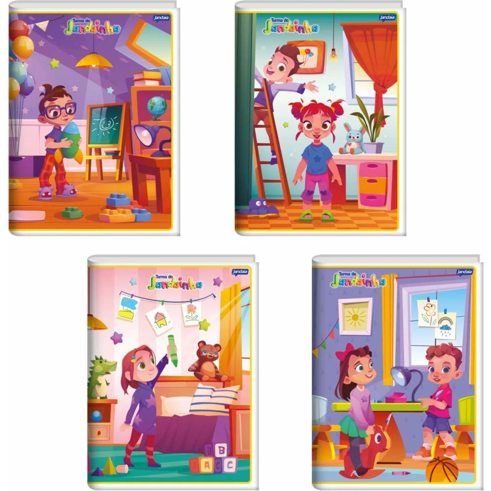 CADERNO BROCHURAO JANDAINHA 80 FOLHAS JANDAIA (PCT.C/10)