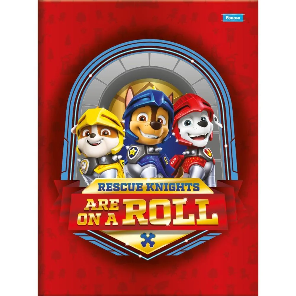 CADERNO BROCHURAO CAPA DURA PATRULHA CANINA 80FLS. FORONI (PCT.C/05)