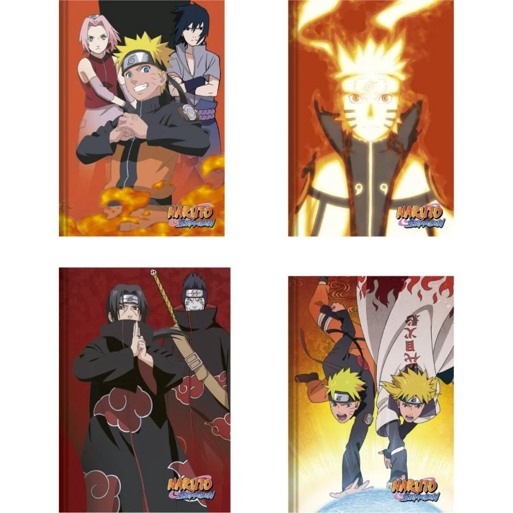 CADERNO BROCHURAO CAPA DURA NARUTO 48F ANIMATIVA (PCT.C/10)