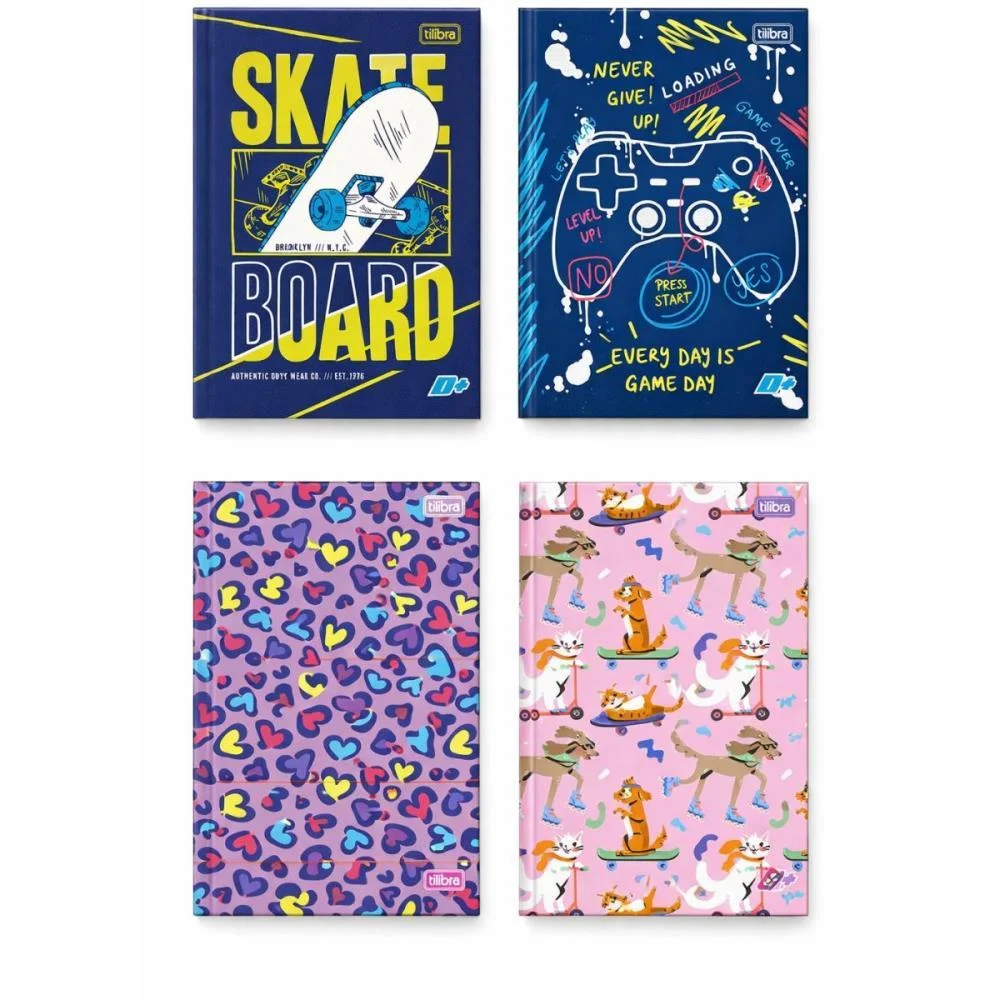 CADERNO BROCHURAO CAPA DURA D+ 96FLS. TILIBRA (PCT.C/05)