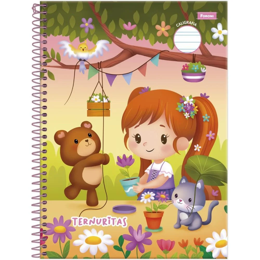 CADERNO CALIGRAFIA TERNURITAS 80F FORONI (PCT.C/04)