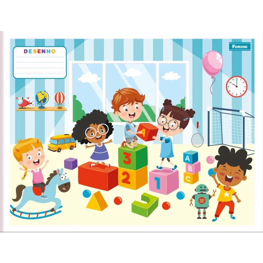 CADERNO DESENHO 1/4 40F. BROCHURA FORONI (PCT.C/20)