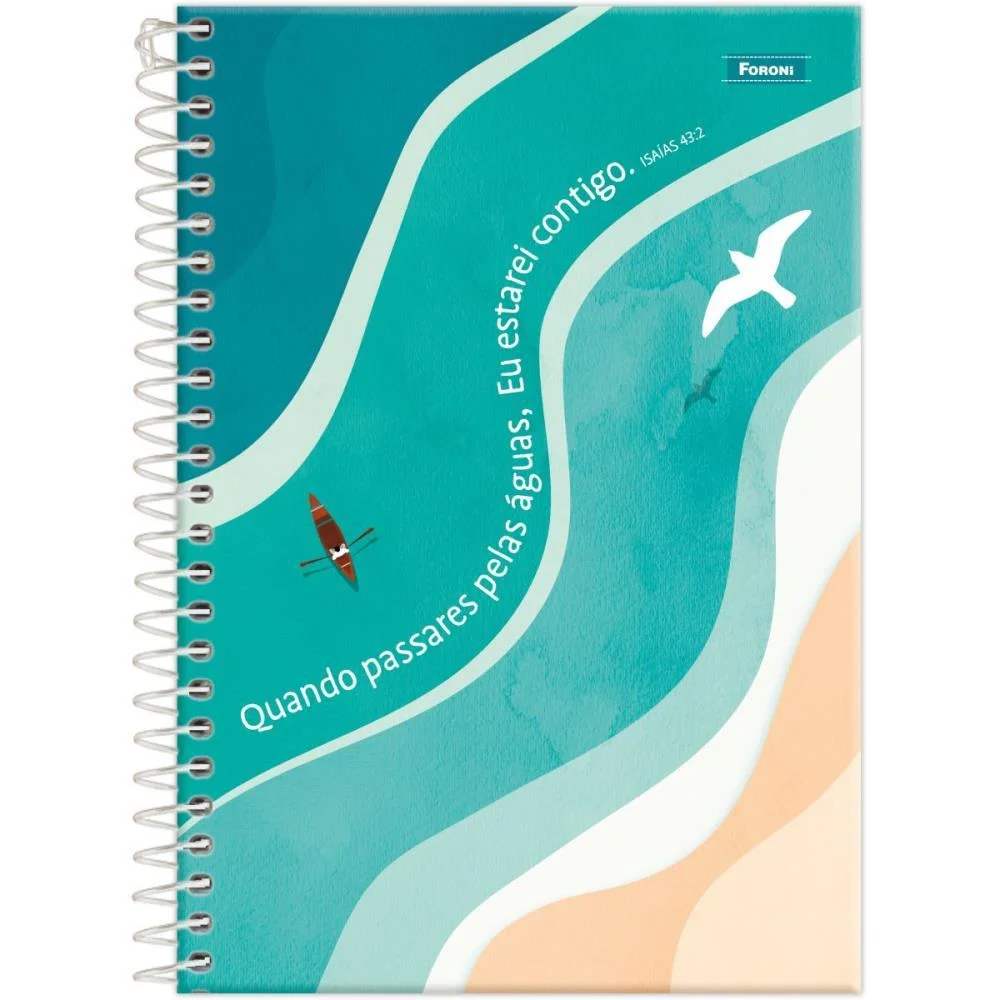 CADERNO ESPIRAL 1/4 CAPA DURA GRACE 80F FORONI (PCT.C/05)