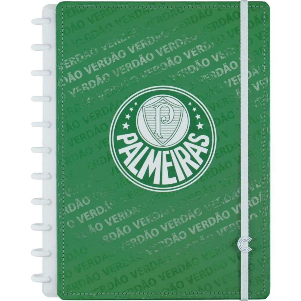CADERNO INTELIGENTE GRANDE PALMEIRAS VERDÃO 80FLS 215X280 CADERNO INTELIGENTE (UNIDADE)