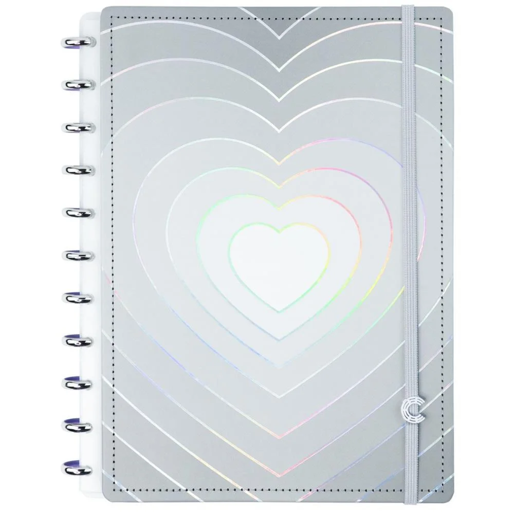 CADERNO INTELIGENTE GRANDE GREY LOVE 80FLS 215X280MM CADERNO INTELIGENTE (UNIDADE)