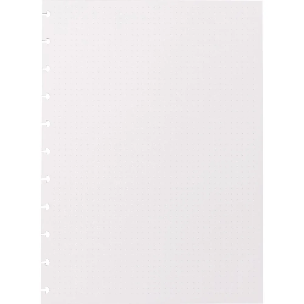 CADERNO INTELIGENTE REFIL GRANDE PONTILHADO 120G. 30FLS. CADERNO INTELIGENTE (PACOTE)