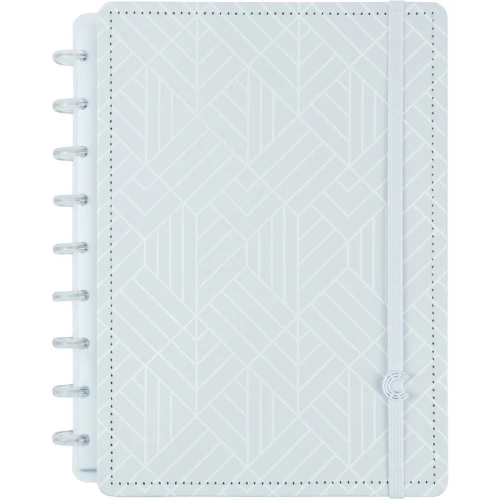 CADERNO INTELIGENTE MEDIO ICE GREY 80FLS 190X255MM CADERNO INTELIGENTE (UNIDADE)