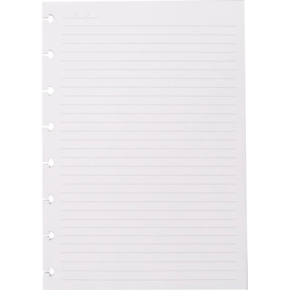 CADERNO INTELIGENTE REFIL A5 PAUTADO 90G. 50FLS. CADERNO INTELIGENTE (PACOTE)