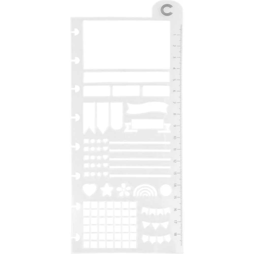 CADERNO INTELIGENTE REGUA A5 REGUA STENCIL 93X190MM CADERNO INTELIGENTE (UNIDADE)