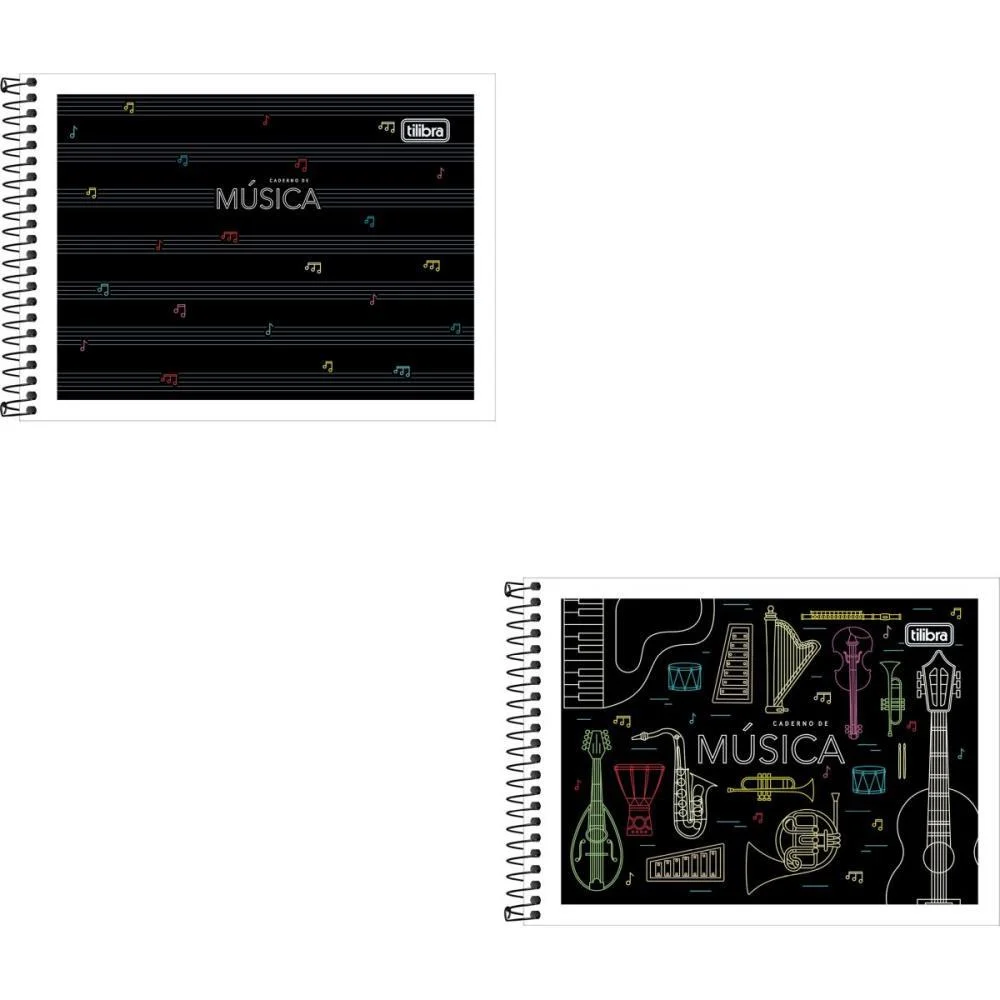CADERNO MUSICA FLEXIVEL 48FLS 205X149MM TILIBRA (PCT.C/20)