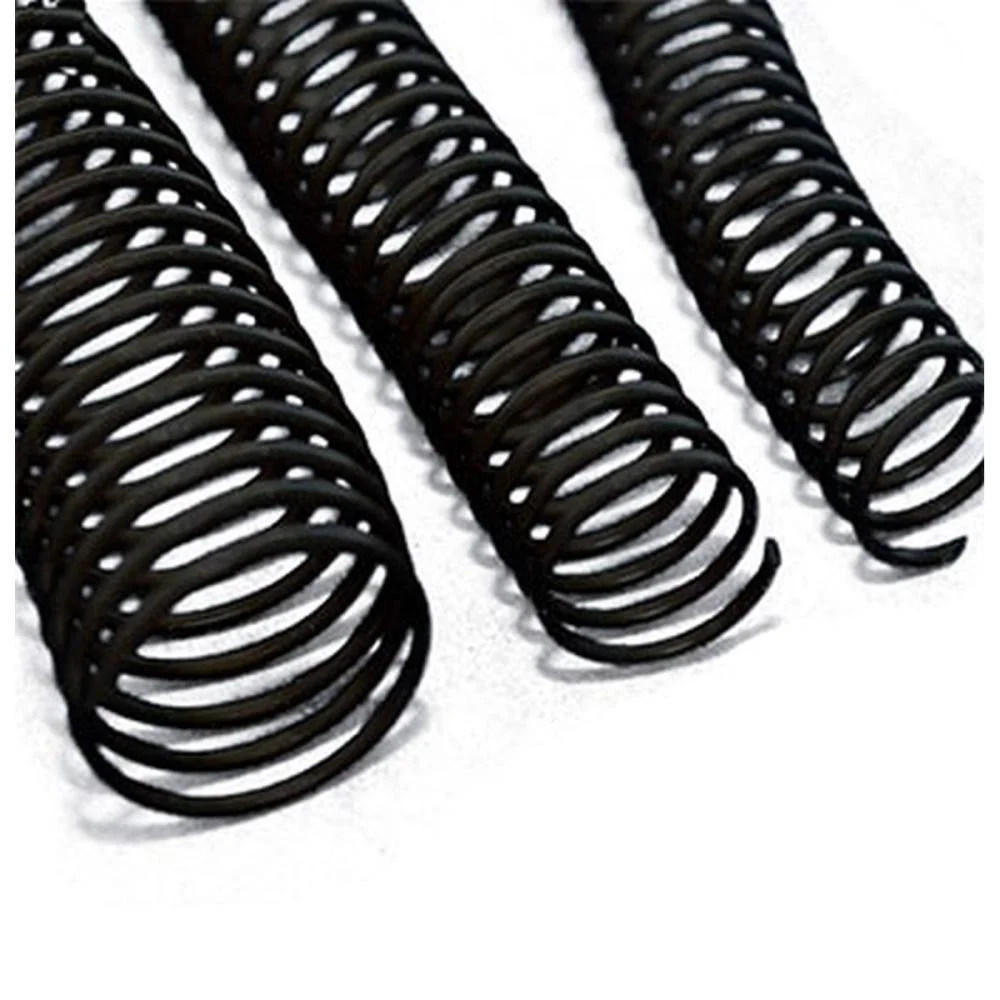 ESPIRAL PARA CADERNO 40MM PRETO C/18UN. P/350FLS. MARES (PACOTE)