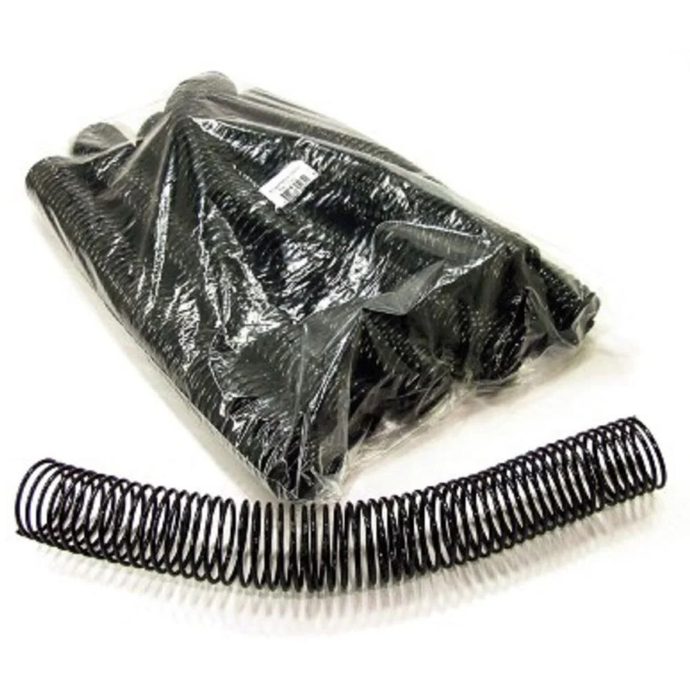 ESPIRAL PARA CADERNO 40MM PRETO C/18UN. P/300FLS. PLASTYLINE (PACOTE)