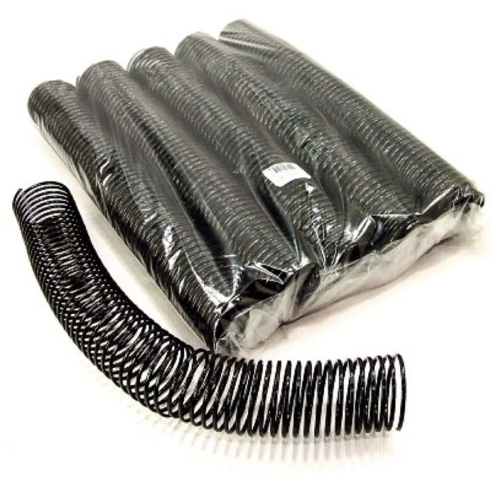 ESPIRAL PARA CADERNO 45MM PRETO C/15UN. P/400FLS. PLASTYLINE (PACOTE)