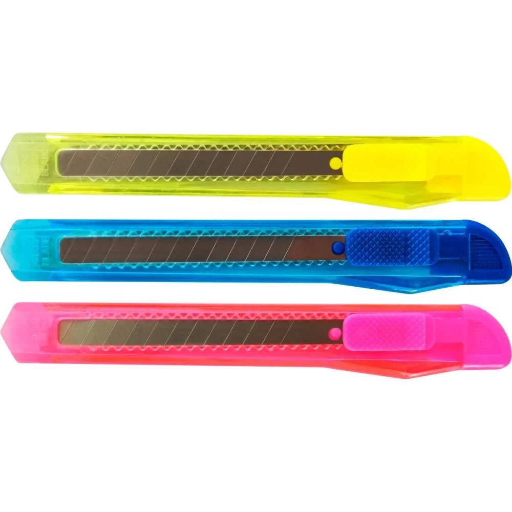 ESTILETE ESTREITO PLASTICO 9MM. GRAMP LINE (UNIDADE)