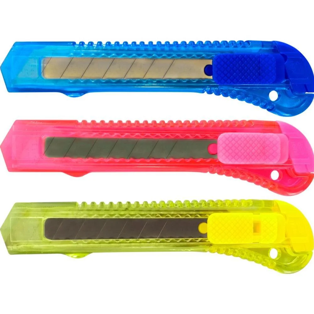 ESTILETE LARGO PLASTICO 18MM. GRAMP LINE (UNIDADE)