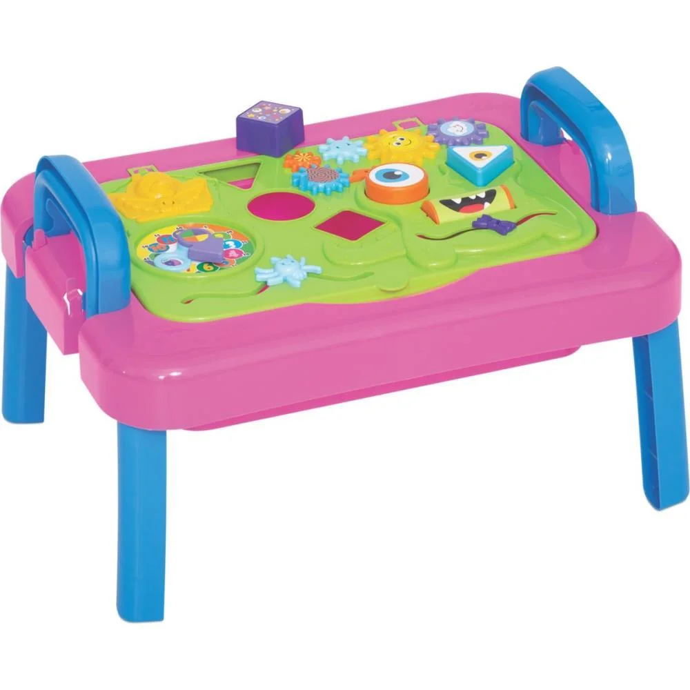 BRINQUEDO EDUCATIVO MESINHA DIDATICA CHARMOSA MERCO TOYS (UNIDADE)